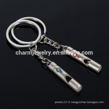 Couple Sifflet Porte-clés Porte-clés pour Amour Cadeau Créatif Cadeau Keychain coeur Beau YSK006